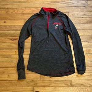 University of Cincinnati Womens S activewear quarter zip
